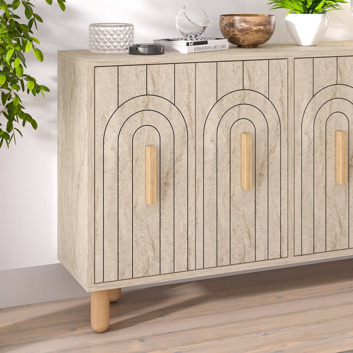 Hanah Home Consola Tiger - Travertino Hanah Home Consola Tiger - Travertino